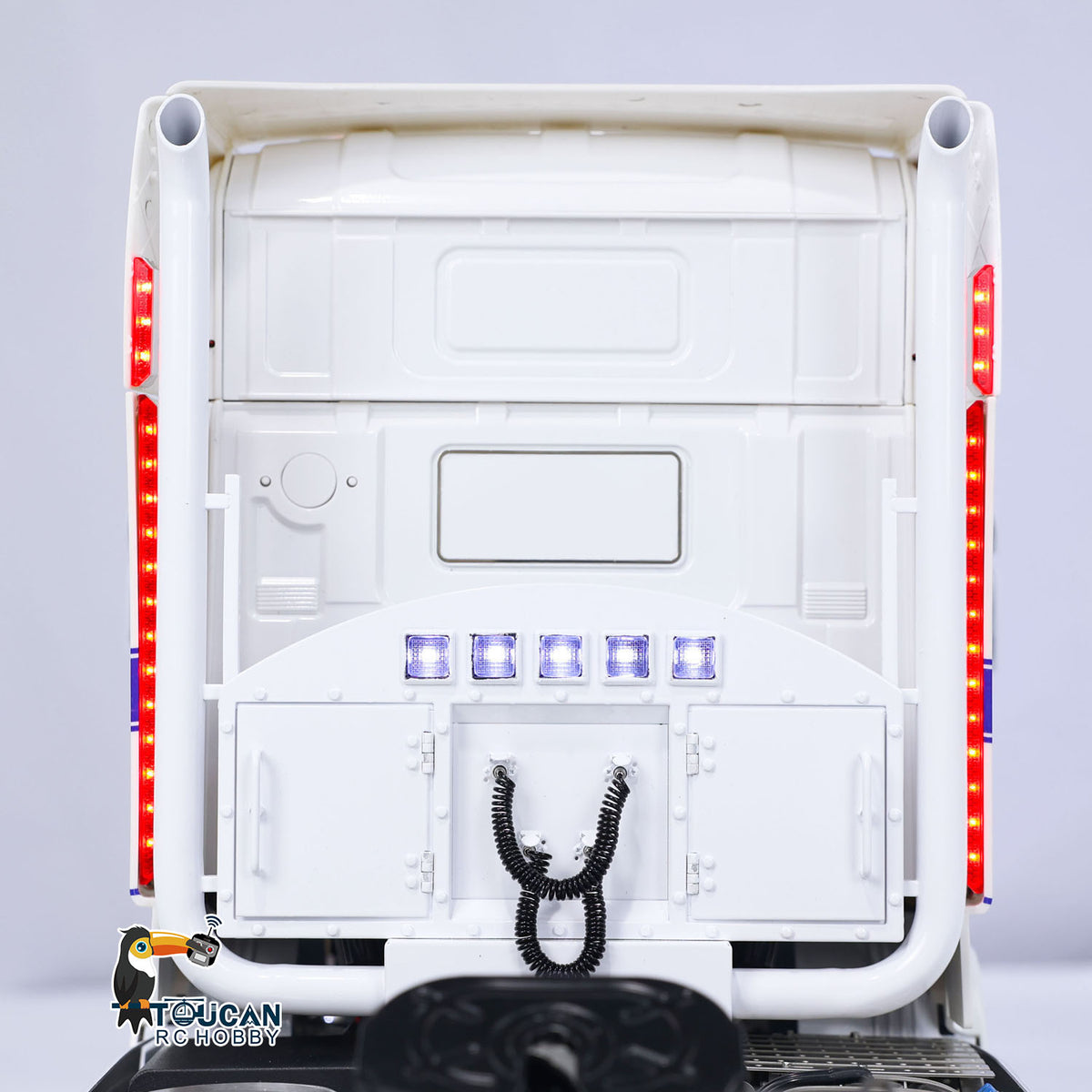 TOUCAN RC HOBBY ScaleClub Customized 1/14 RC Tractor Truck 4x4 RTR Transport Vehicle Metal Chassis R730 With Smoke 3-speed Gearbox Lights Sound ST8 Radio