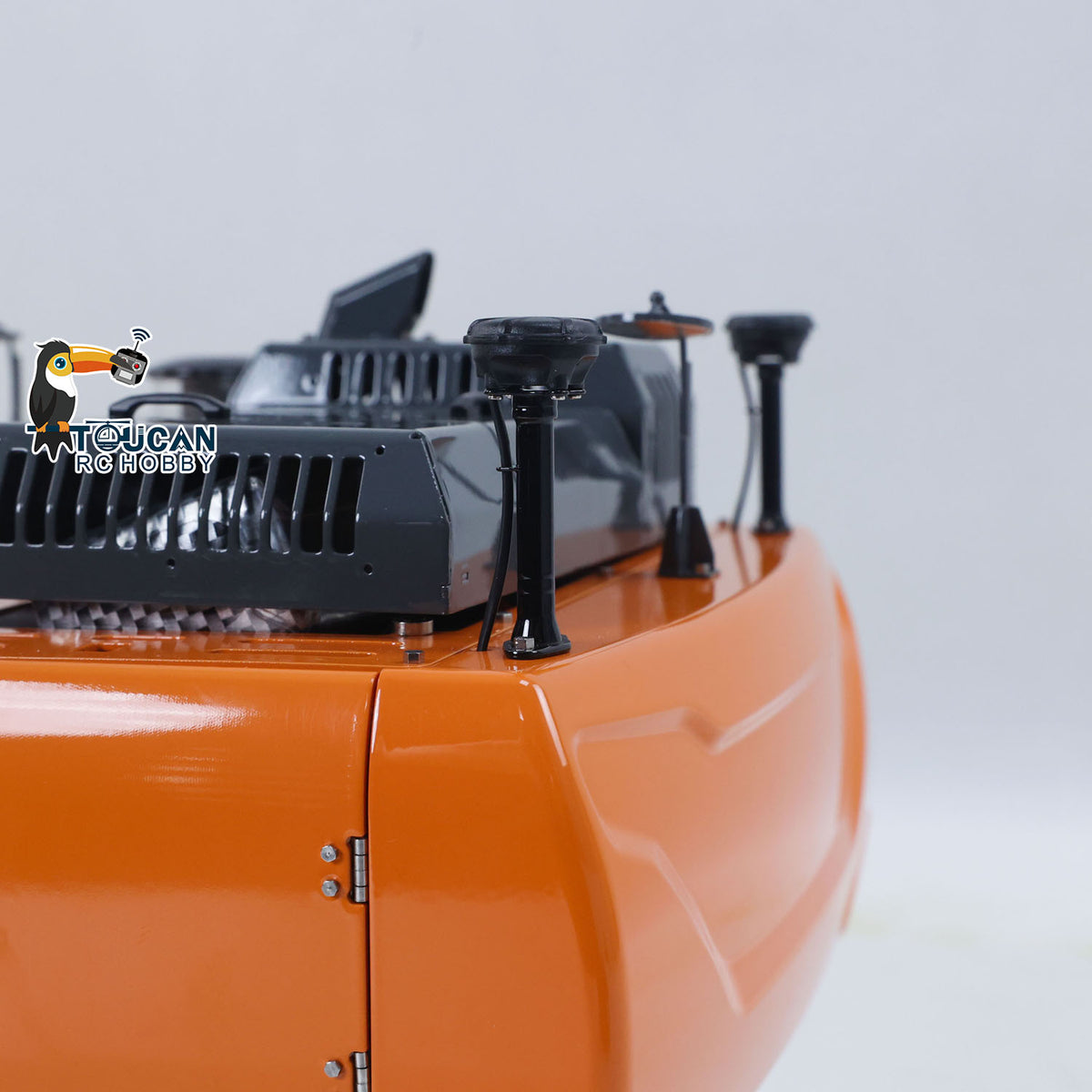 TOUCAN RC HOBBY LESU AOUE DX350LC 1/14 Metal RC Excavator B0013 Hydraulic Remote Control Digger Adjustable Tracks LCD Display Light System