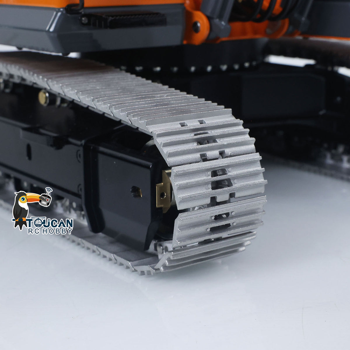 TOUCAN RC HOBBY LESU AOUE DX350LC 1/14 Metal RC Excavator B0013 Hydraulic Remote Control Digger Adjustable Tracks LCD Display Light System