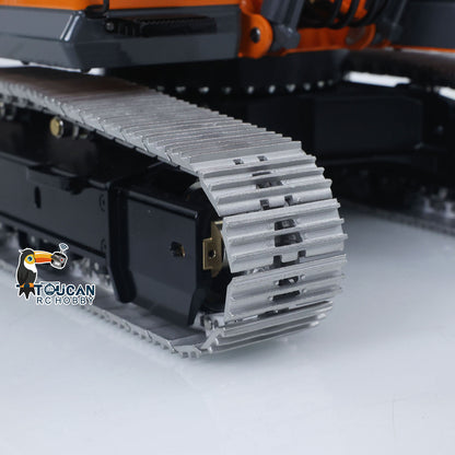 TOUCAN RC HOBBY LESU AOUE DX350LC 1/14 Metal RC Excavator B0013 Hydraulic Remote Control Digger Adjustable Tracks LCD Display Light System