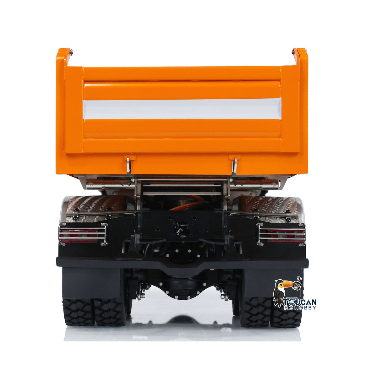 TOUCAN RC HOBBY LESU A0009 1/14 Metal 6x6 RC Hydraulic Dump Truck with FlySky I6S Radio Controller 3 Speed Transmission for Model Enthusiast