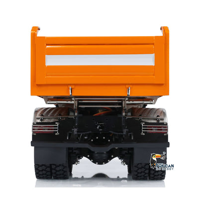 TOUCAN RC HOBBY LESU A0009 1/14 Metal 6x6 RC Hydraulic Dump Truck with FlySky I6S Radio Controller 3 Speed Transmission for Model Enthusiast