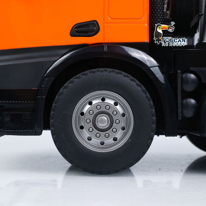 TOUCAN RC HOBBY HUINA 1/14 Metal Remote Control Dump Truck 1536-1 8X4 Electric Lifting RC Tipper Finished Model RTR Light Sound Effects Battery