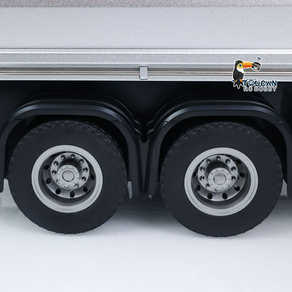 TOUCAN RC HOBBY HUINA 1/14 Metal Remote Control Dump Truck 1536-1 8X4 Electric Lifting RC Tipper Finished Model RTR Light Sound Effects Battery