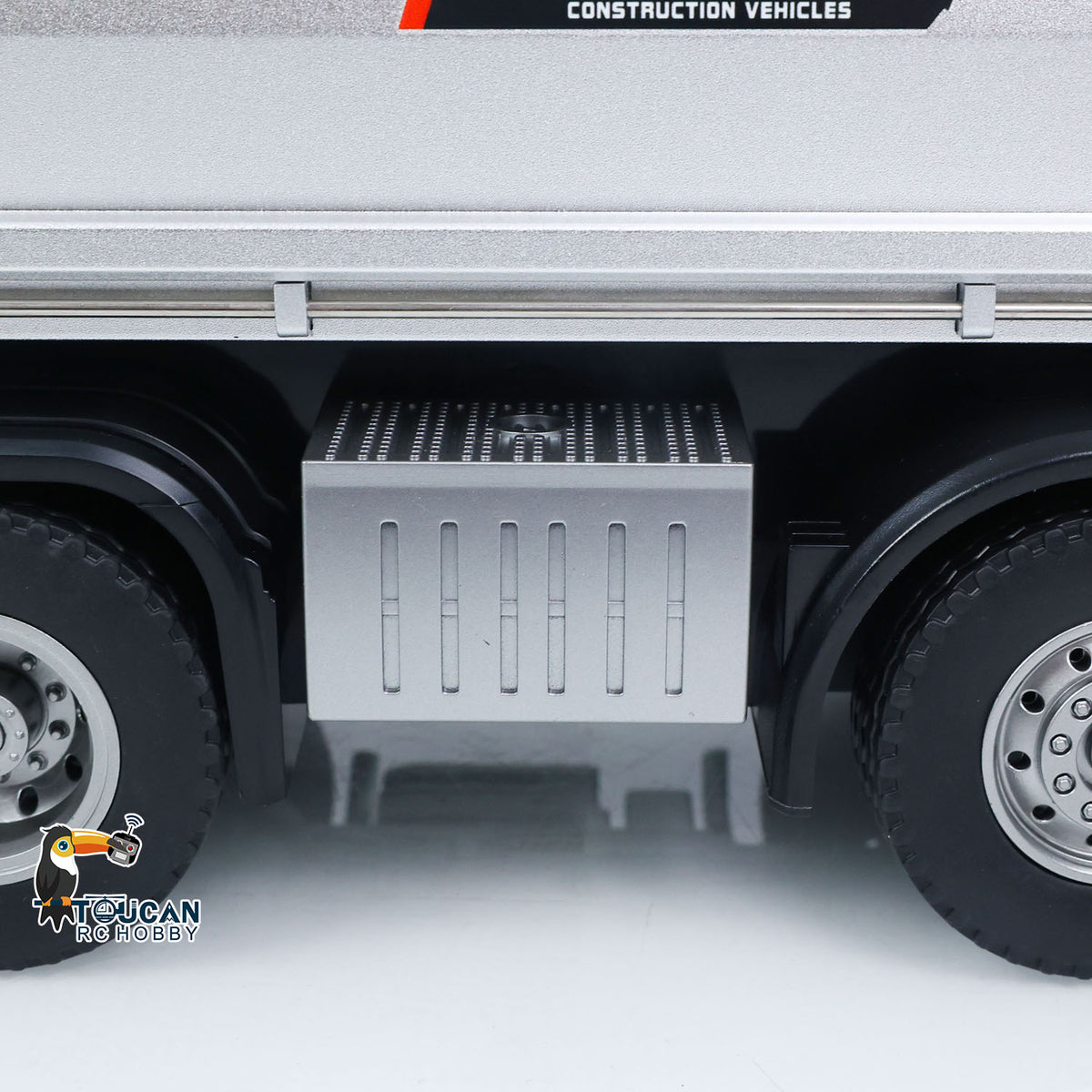 TOUCAN RC HOBBY HUINA 1/14 Metal Remote Control Dump Truck 1536-1 8X4 Electric Lifting RC Tipper Finished Model RTR Light Sound Effects Battery