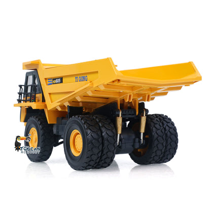 TOUCAN RC HOBBY US Stock 1/50 Electric Remote Control Dump Mining Truck RC Construction Vehicle Tipper Model Lights Sounds