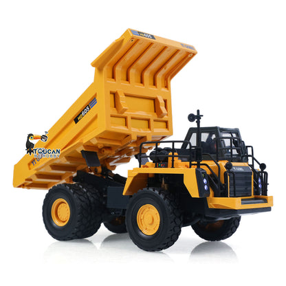 TOUCAN RC HOBBY US Stock 1/50 Electric Remote Control Dump Mining Truck RC Construction Vehicle Tipper Model Lights Sounds