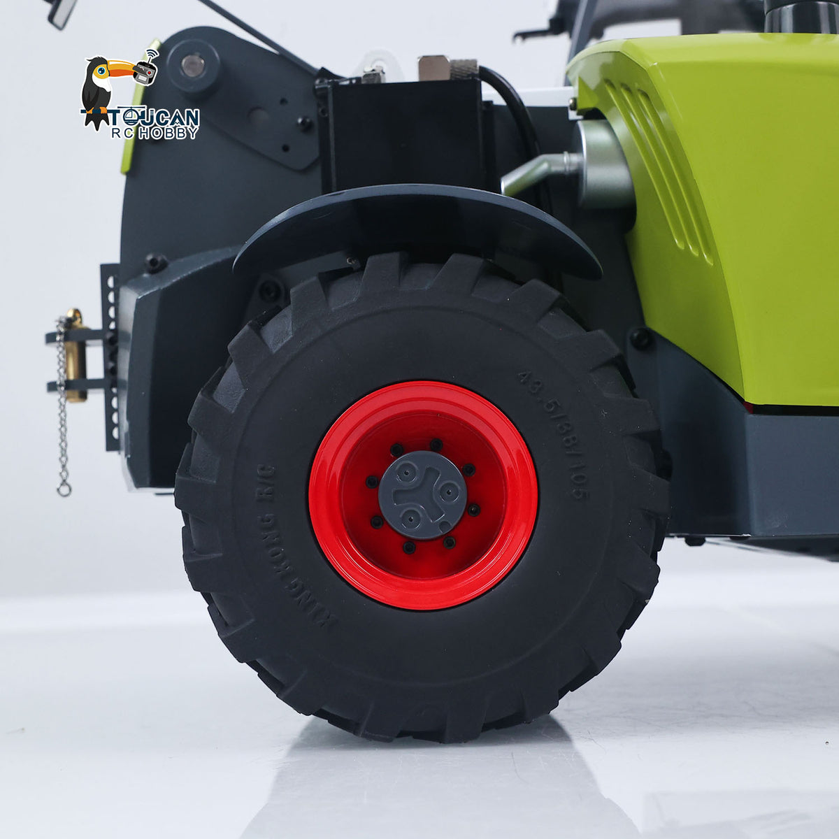 JDM-128 1/14 Metal RC Forklift Multifunctional Telescopic Hydraulic Construction Vehicles