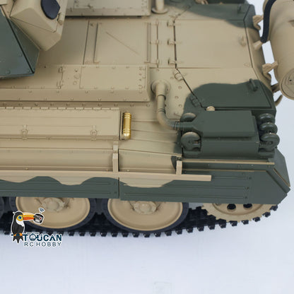 TOUCAN RC HOBBY CoolBank 1/16 Radio Control Tank Crusader MK III 360 Degre Turret Rotation Barrel Recoil Elevation Light Sound Smoke System