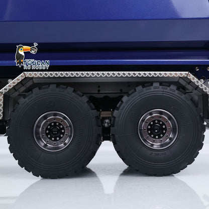 TOUCAN RC HOBBY MODO 3348 1/14 Metal 8x8 RC Hydraulic Dump Truck PNP RTR 2-Speed Gearbox Differential Locks Hobbywing Brushless Motor ESC Light Sound for Enthusiasts