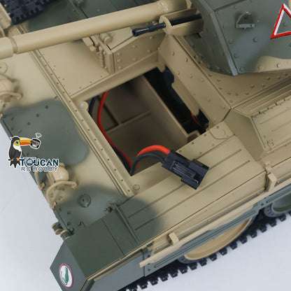 TOUCAN RC HOBBY CoolBank 1/16 Radio Control Tank Crusader MK III 360 Degre Turret Rotation Barrel Recoil Elevation Light Sound Smoke System