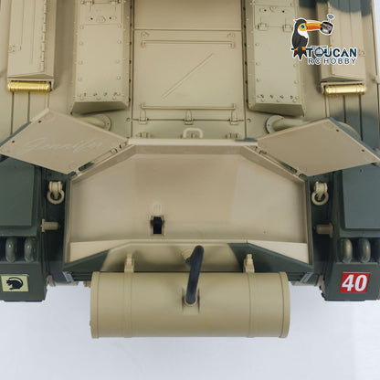 TOUCAN RC HOBBY CoolBank 1/16 Radio Control Tank Crusader MK III 360 Degre Turret Rotation Barrel Recoil Elevation Light Sound Smoke System