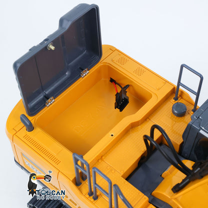 TOUCAN RC HOBBY HUINA 1/18 Electric RC Excavator XE1260 Remote Control Digger RTR 300 Degree Rotation Finished Model Metal Bucket Light Sound
