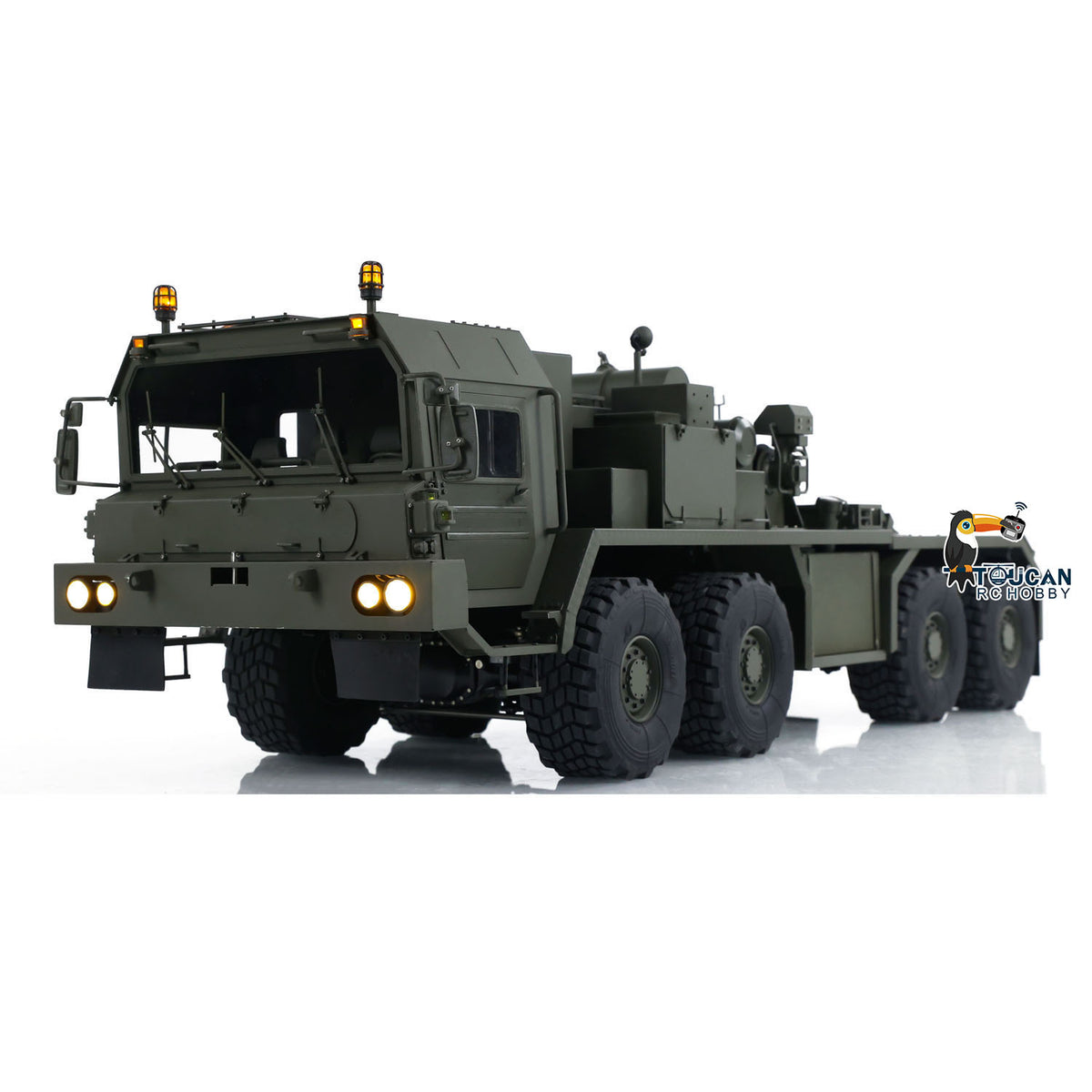 TOUCAN RC HOBBY LXY 8x8 1/14 RC Tractor Truck SLT56 Full Metal Remote Controlled Military Transport Car PNP Painted Model FlySky PL18 Lite