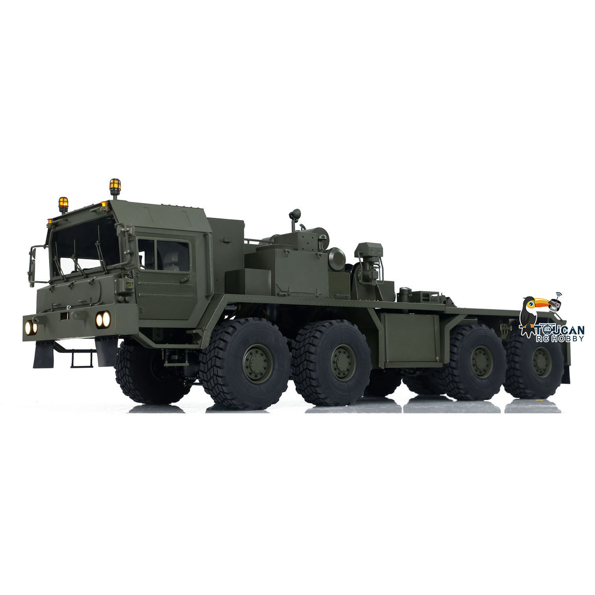 TOUCAN RC HOBBY LXY 8x8 1/14 RC Tractor Truck SLT56 Full Metal Remote Controlled Military Transport Car PNP Painted Model FlySky PL18 Lite