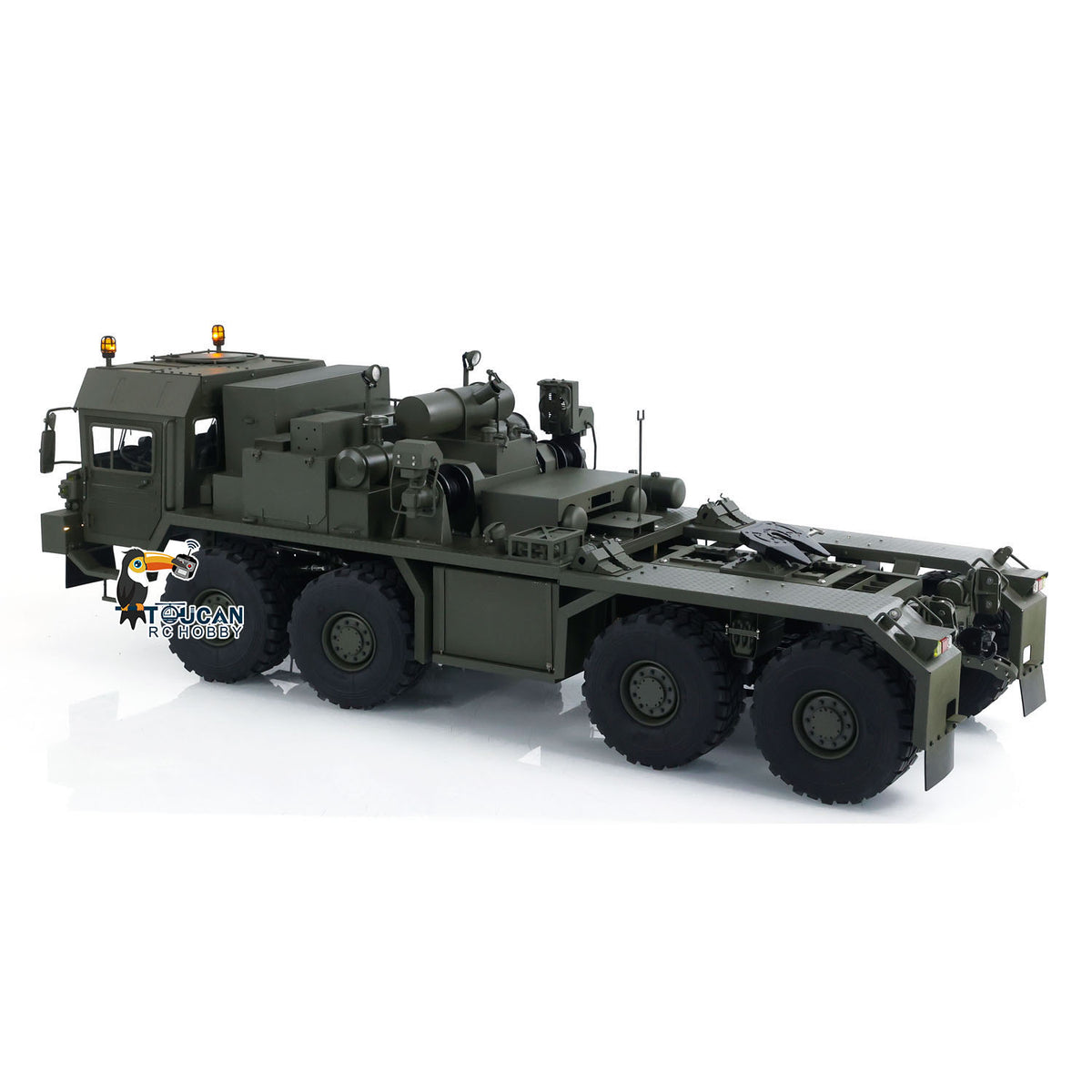 TOUCAN RC HOBBY LXY 8x8 1/14 RC Tractor Truck SLT56 Full Metal Remote Controlled Military Transport Car PNP Painted Model FlySky PL18 Lite