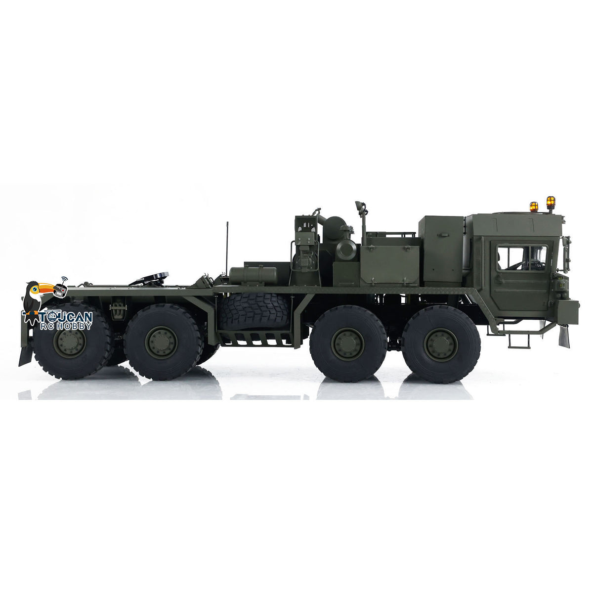 TOUCAN RC HOBBY LXY 8x8 1/14 RC Tractor Truck SLT56 Full Metal Remote Controlled Military Transport Car PNP Painted Model FlySky PL18 Lite