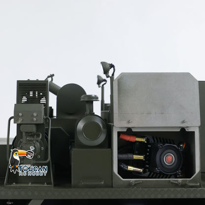 TOUCAN RC HOBBY LXY 8x8 1/14 RC Tractor Truck SLT56 Full Metal Remote Controlled Military Transport Car PNP Painted Model FlySky PL18 Lite
