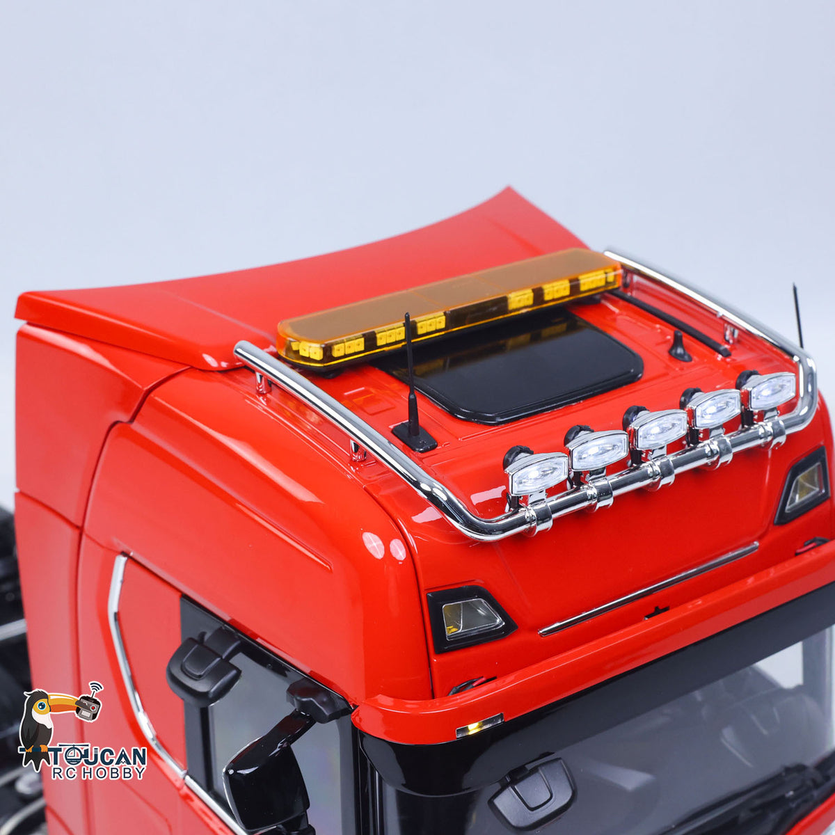 TOUCAN RC HOBBY LXY 770S 1/14 6X6 RC Tractor Truck Liftable Rear Axle Wheel Hub Reduction Differential Locks Hobbywing ESC Flysky ST8 Light System