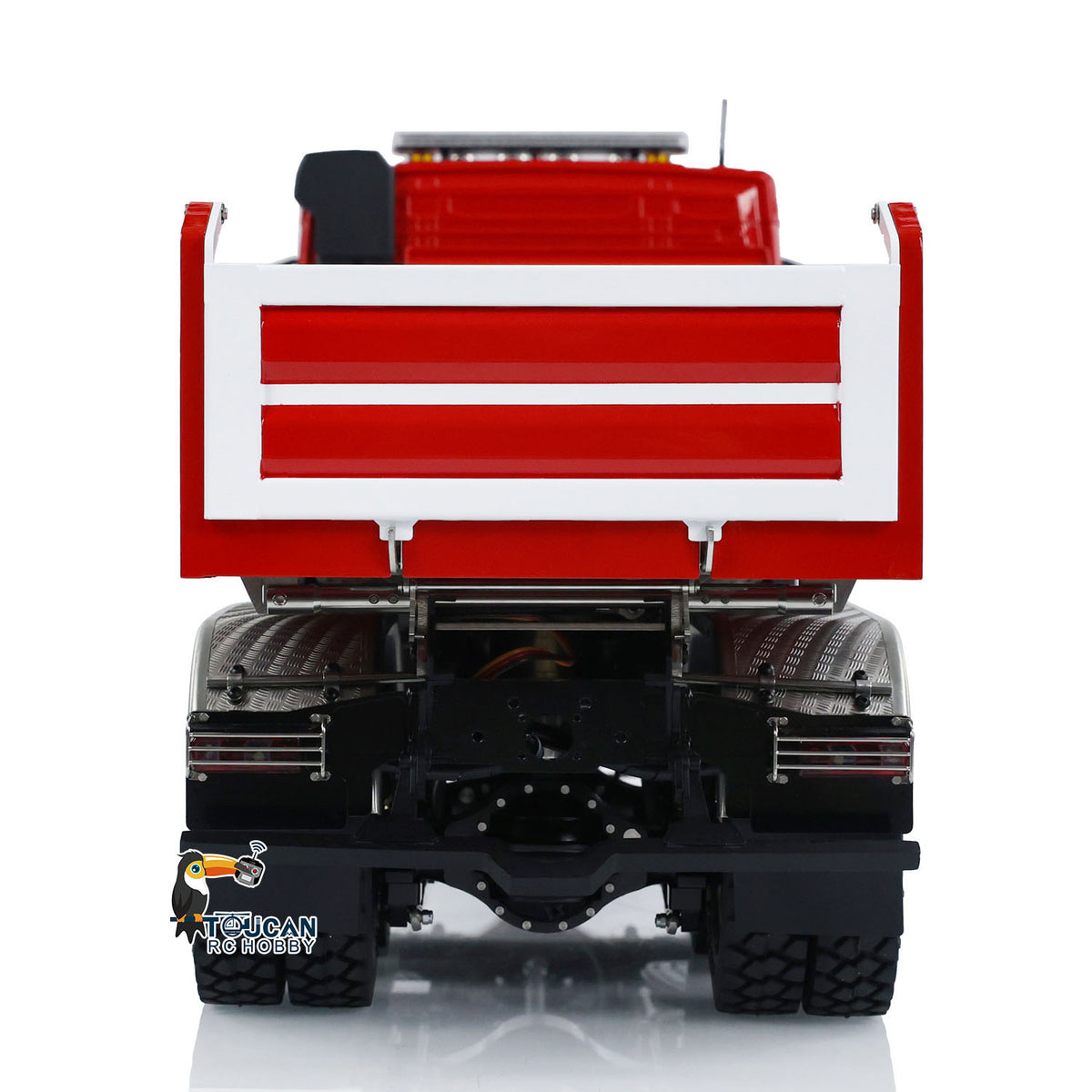 TOUCAN RC HOBBY LESU A0009 1/14 Metal 3 Ways 6x6 RC Hydraulic Dump Truck with 3 Speed Transmission Differential Lock for Construction-Themed Courses