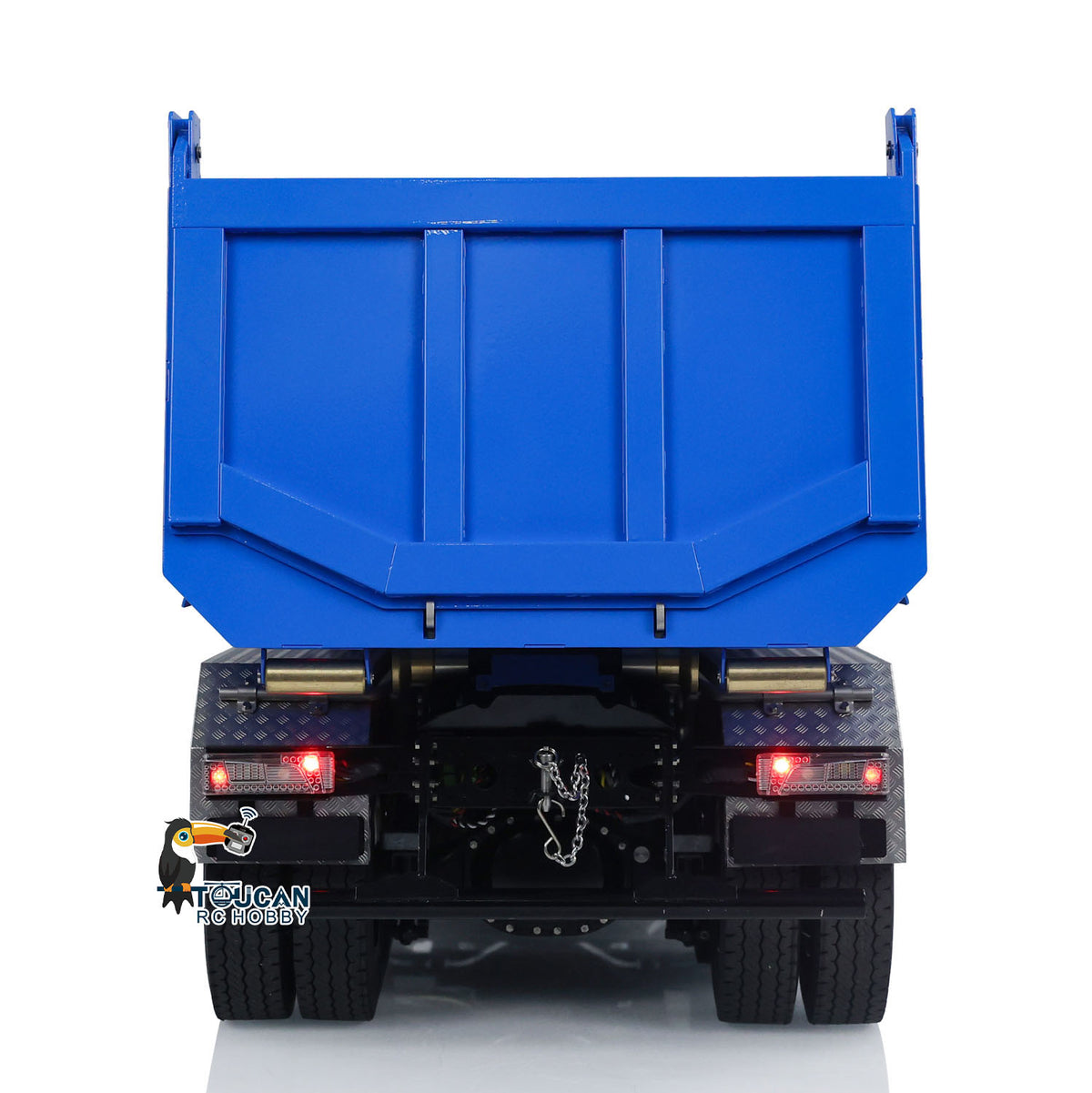 TOUCAN RC HOBBY LXY G88 1/14 Metal 8x8 RC Hydraulic Roll On Off Dump Truck PNP U-Shaped High Bucket 3 Speed Transmission Differential Lock Light Sound ST8 Controller for Construction Collectors