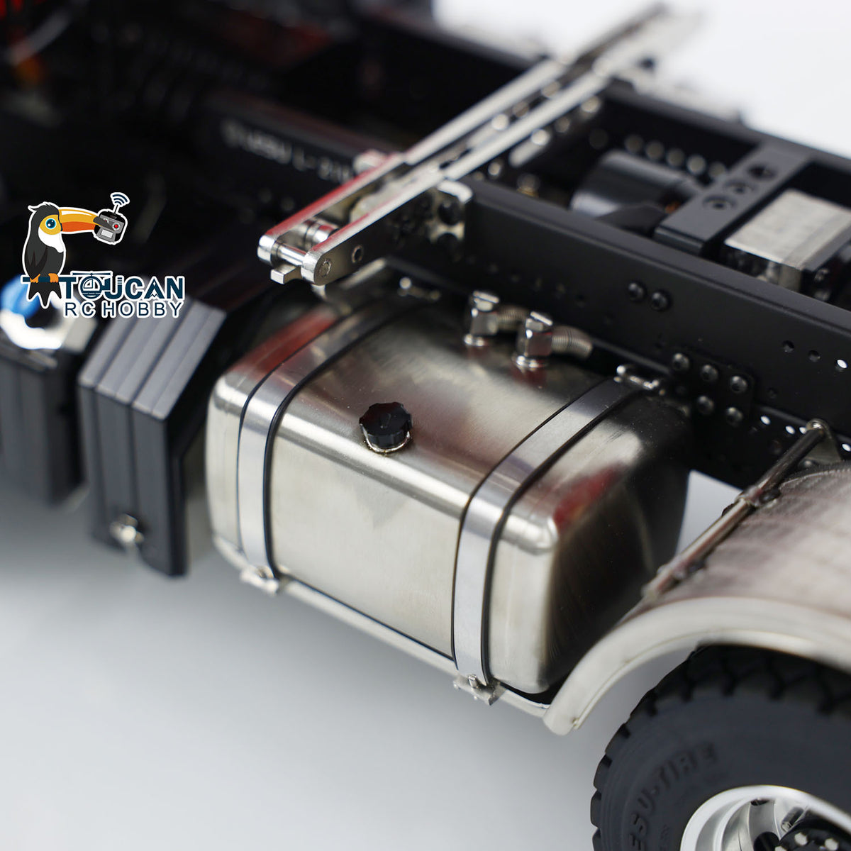 TOUCAN RC HOBBY LESU A0009 1/14 Metal 3 Ways 6x6 RC Hydraulic Dump Truck with 3 Speed Transmission Differential Lock for Construction-Themed Courses
