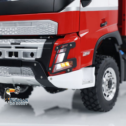 TOUCAN RC HOBBY LESU A0009 1/14 Metal 3 Ways 6x6 RC Hydraulic Dump Truck with 3 Speed Transmission Differential Lock for Construction-Themed Courses