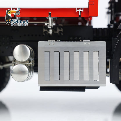 TOUCAN RC HOBBY LESU A0009 1/14 Metal 3 Ways 6x6 RC Hydraulic Dump Truck with 3 Speed Transmission Differential Lock for Construction-Themed Courses
