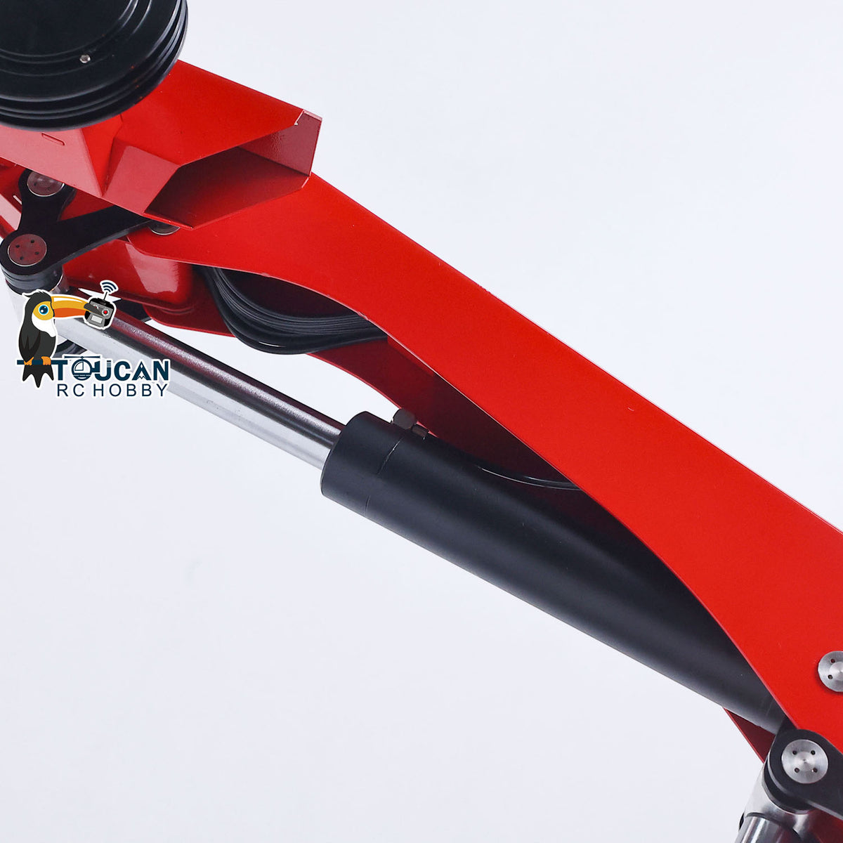 TOUCAN RC HOBBY LXY 1/14 RC Truck Remote Control Tractor Truck 7-way Valves Hydraulic Crane 6x6 RC Lorry Car 3Speed Gearbox Axle Locks Light Sound System