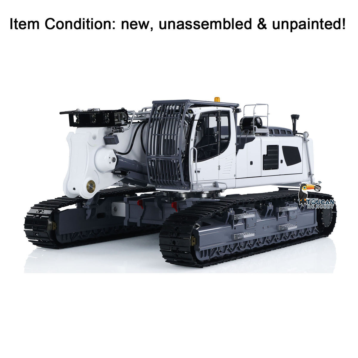 TOUCAN RC HOBBY LESU Metal 1/14 RC Full Hydraulic Excavator LR960 KIT DIY Demolition Arm Model Light Unassembled Unpainted Emulated Hobby Car