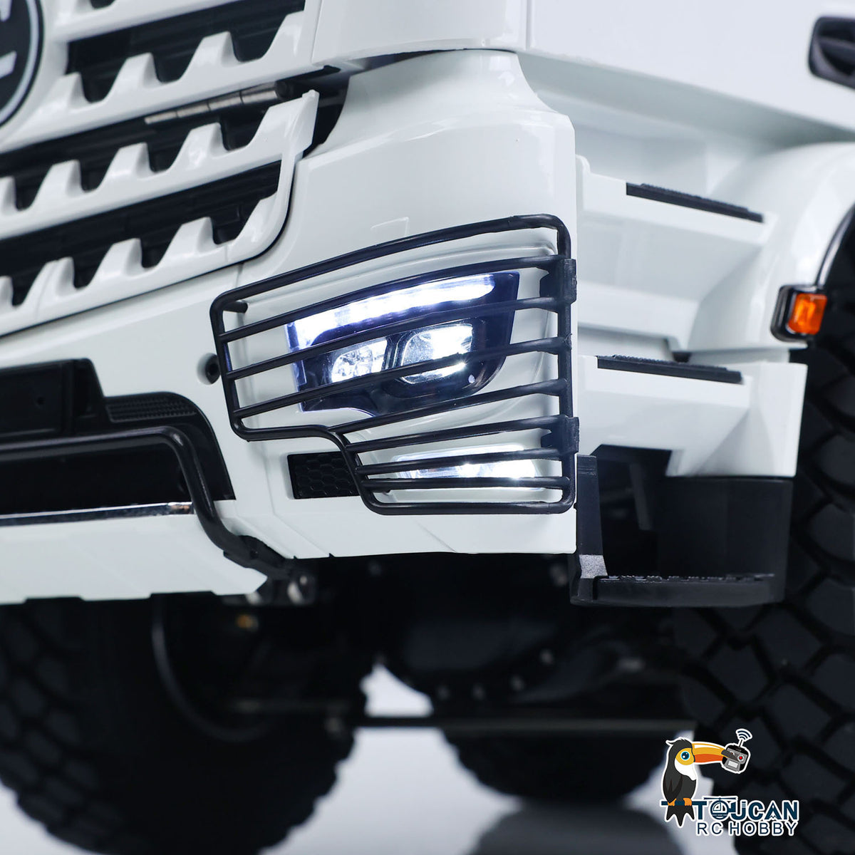 TOUCAN RC HOBBY MODO 3348 1/14 Metal 8x8 RC Hydraulic Dump Truck PNP RTR 2-Speed Gearbox Differential Locks Hobbywing Brushless Motor ESC Light Sound for Enthusiasts