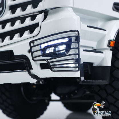 TOUCAN RC HOBBY MODO 3348 1/14 Metal 8x8 RC Hydraulic Dump Truck PNP RTR 2-Speed Gearbox Differential Locks Hobbywing Brushless Motor ESC Light Sound for Enthusiasts