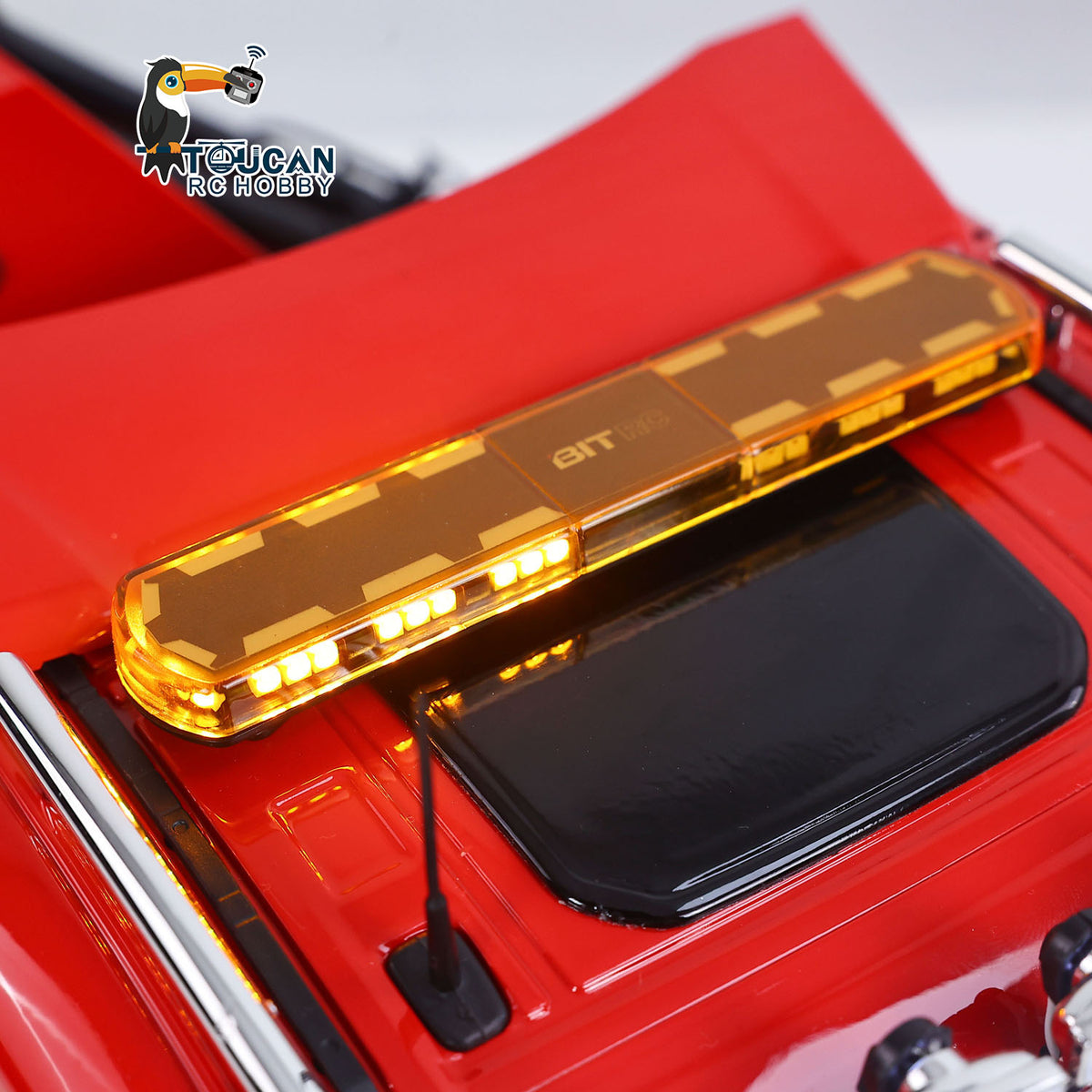 TOUCAN RC HOBBY LXY 1/14 RC Truck Remote Control Tractor Truck 7-way Valves Hydraulic Crane 6x6 RC Lorry Car 3Speed Gearbox Axle Locks Light Sound System