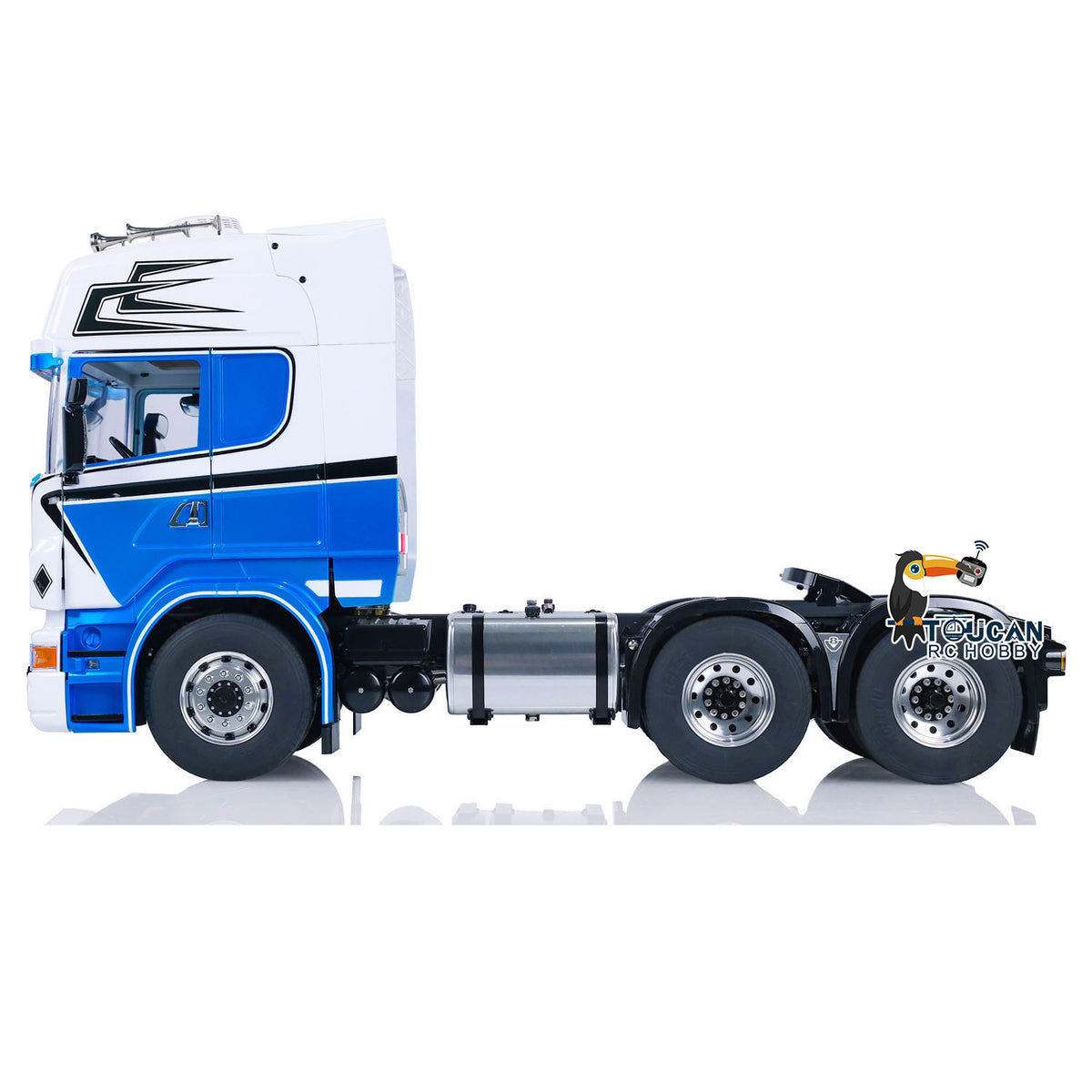 TOUCAN RC HOBBY LESU Metal Chassis 1/14 6x6 Remote Control Tractor Truck Painted Assembled Radio Control Car