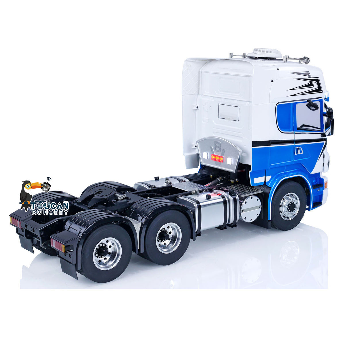 TOUCAN RC HOBBY LESU Metal Chassis 1/14 6x6 Remote Control Tractor Truck Painted Assembled Radio Control Car