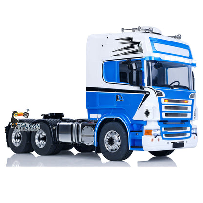 TOUCAN RC HOBBY LESU Metal Chassis 1/14 6x6 Remote Control Tractor Truck Painted Assembled Radio Control Car