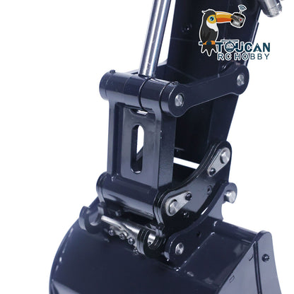 TOUCAN RC HOBBY MTModel EC380 Metal 1/14 RC Hydraulic Excavator 8-way Reversing Valve Grab FlySky PL18EV Radio Controller Sound Lights for Engineering Vehicle Enthusiasts