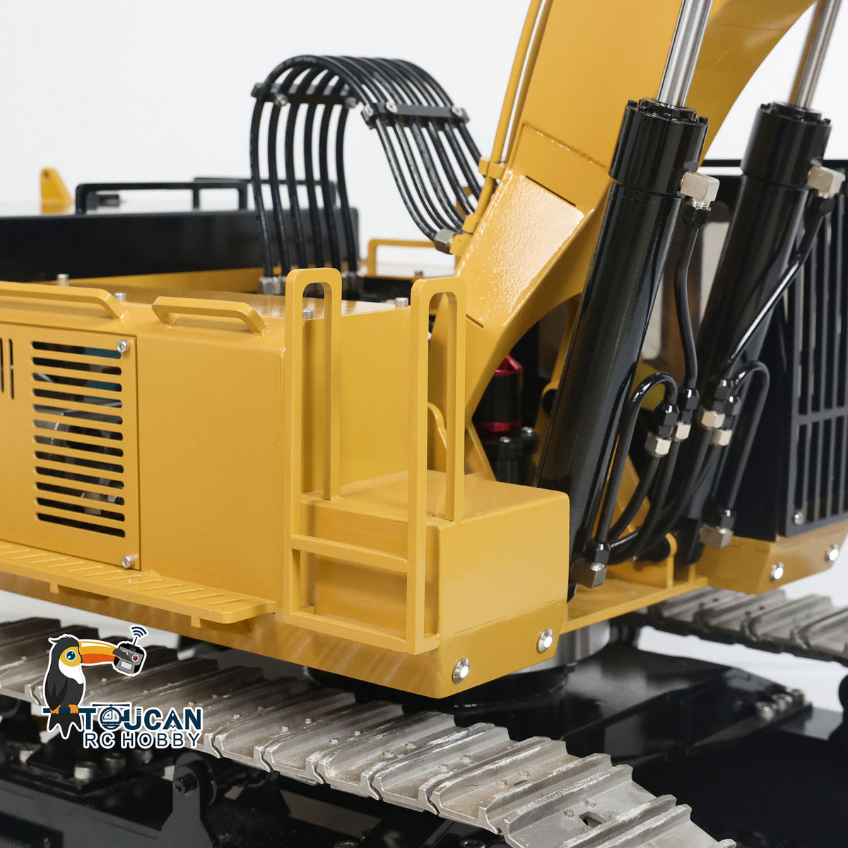 TOUCAN RC HOBBY  1/8 385CF Metal Hydraulic RC Excavator RTR 150KG Heavy Duty Remote Control Diggers Ready to Run Upgraded Version Models