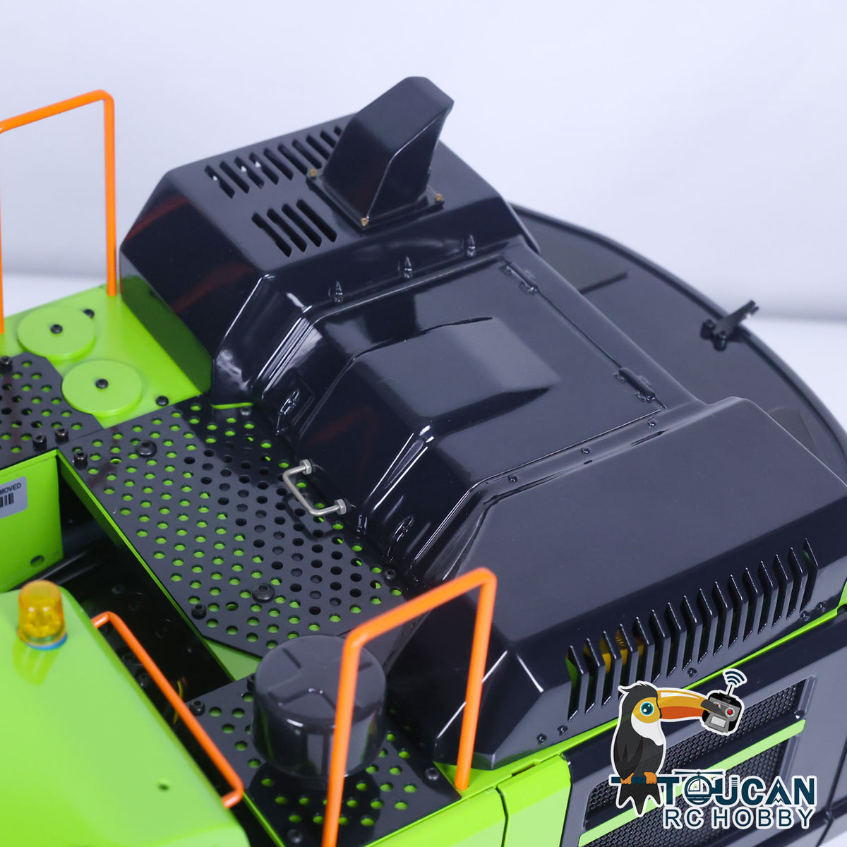 TOUCAN RC HOBBY MTModel EC380 Metal 1/14 3 Arms RC Hydraulic Excavator Tiltable Bucket 8-way Reversing Valve FlySky PL18EV Radio Controller Sound System for Adult