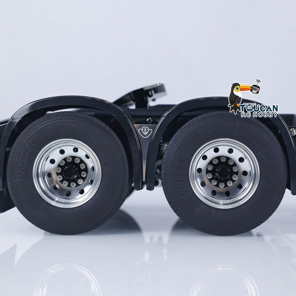 TOUCAN RC HOBBY LESU Metal Chassis 1/14 6x6 Remote Control Tractor Truck Painted Assembled Radio Control Car