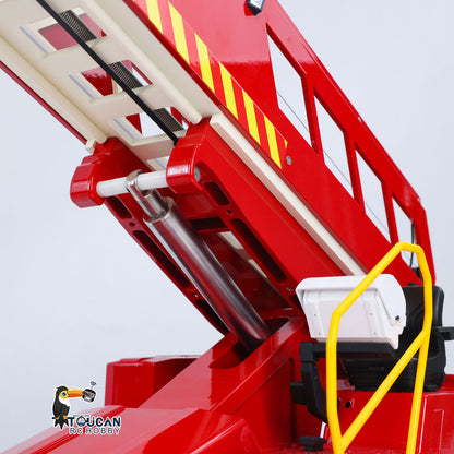 TOUCAN RC HOBBY 2Speed 1/14 4*4 Metal Chassis Electric Remote Control Lift Ladder Fire Truck RC Model Vehicle Radio No Battery Charger