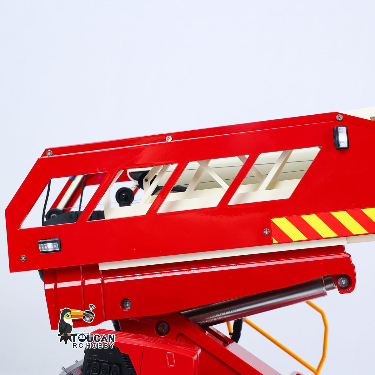 TOUCAN RC HOBBY 2Speed 1/14 4*4 Metal Chassis Electric Remote Control Lift Ladder Fire Truck RC Model Vehicle Radio No Battery Charger