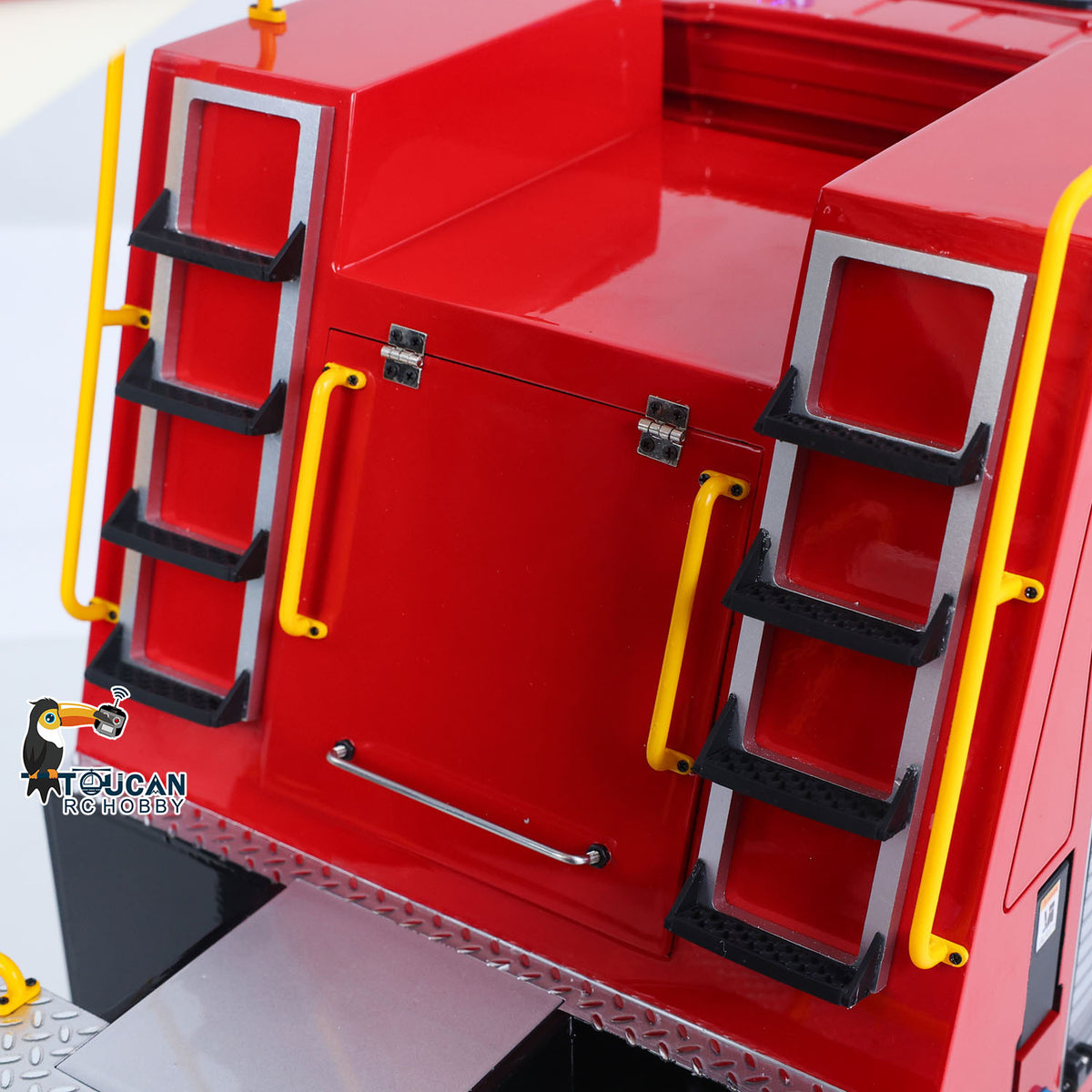 TOUCAN RC HOBBY 2Speed 1/14 4*4 Metal Chassis Electric Remote Control Lift Ladder Fire Truck RC Model Vehicle Radio No Battery Charger