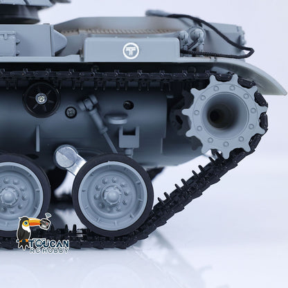 TOUCAN RC HOBBY 1/16 Tongde Israel RC Panzer Remote Control Infrared Battle Tanks Military Model M60W ERA Painted Car 320 Rotation BB Shooting DIY