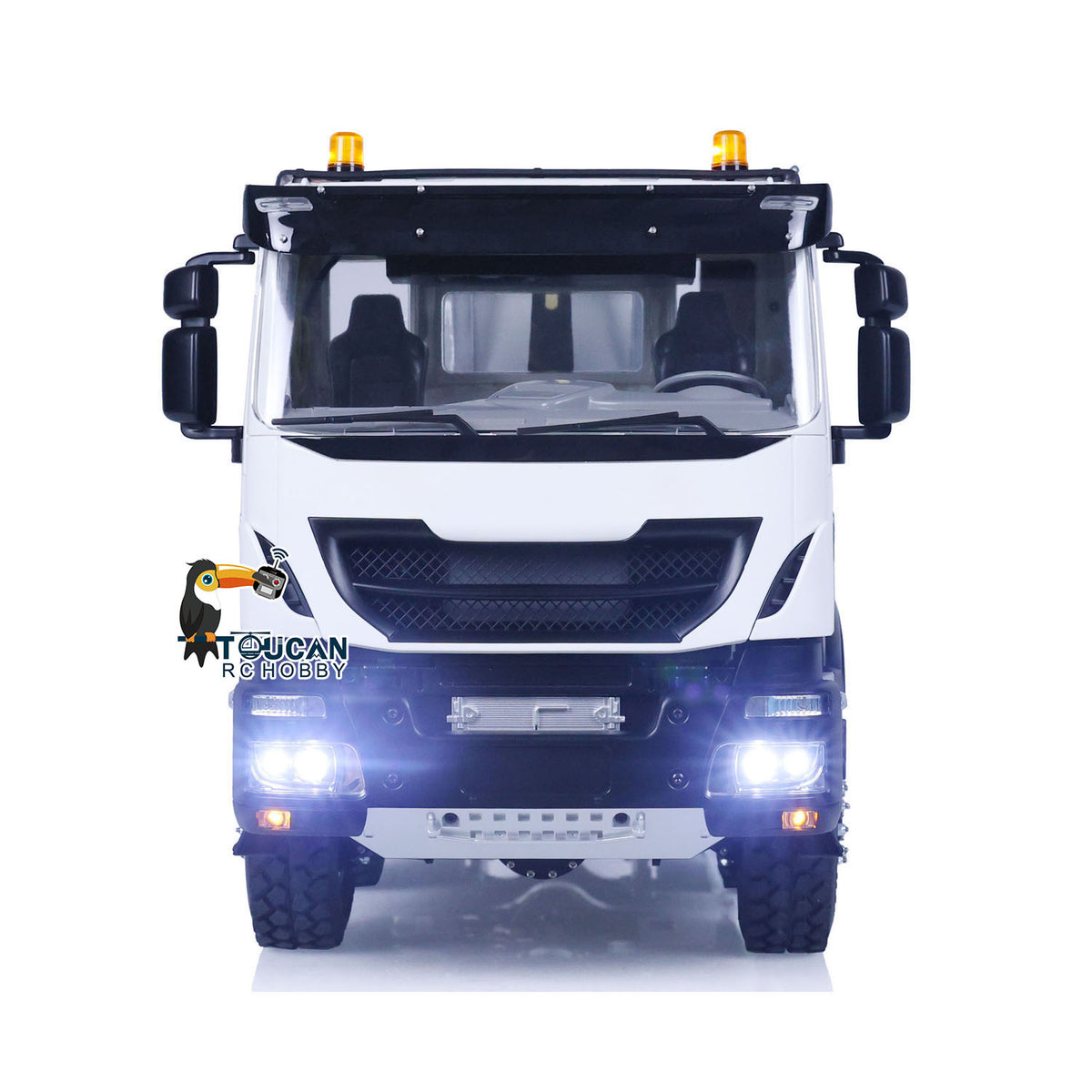 TOUCAN RC HOBBY LESU Metal 8x8 Hydraulic RC Dumper Truck 1/14 Ready To Run Remote Control Emulated Car Hobby Models Assembled Painted