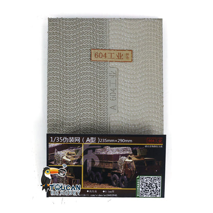 TOUCAN RC HOBBY Camouflage Net for Heng Long 1/35 RC Tank Remote Controlled Military Vehicle Armored Model Tiger I Challenger II