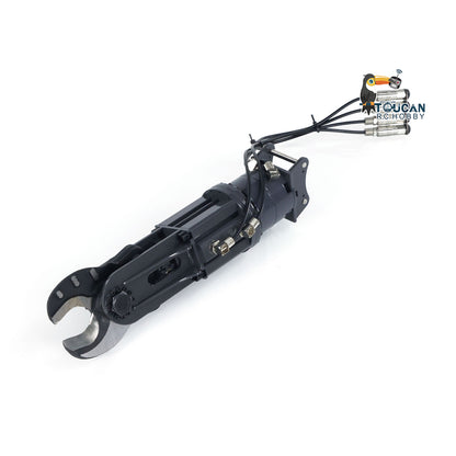 TOUCAN RC HOBBY XDRC Metal Sieve Bucket Claw Grab LED Lights Ripper Scarifier Shear for 1/14 L945 RC Hydraulic Excavator Digger Heavy Construction Cars