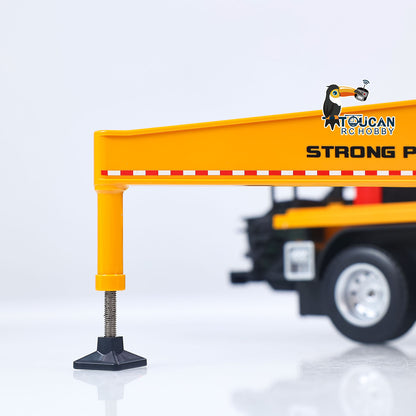 TOUCAN RC HOBBY US Stock HUINA 1/18 Remote Control Concrete Pump Truck 1381 Engineering Vehicle Finished Model RTR Manual Support Leg Light Sound Effects