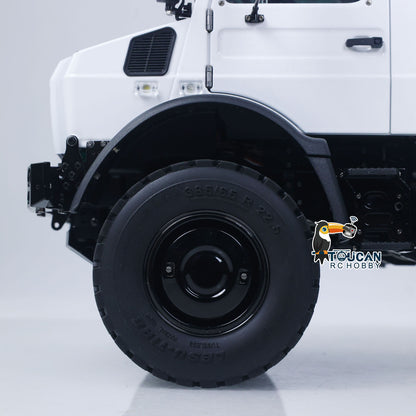 TOUCAN RC HOBBY LESU U4023 1/14 Metal RC Off Road Vehicle Kit Non-Hydraulic All Terrain Light Truck Detachable Steel Cargo Bed 3 Speed Transmission Differential Locks Light Sound System for Hobby Collectors
