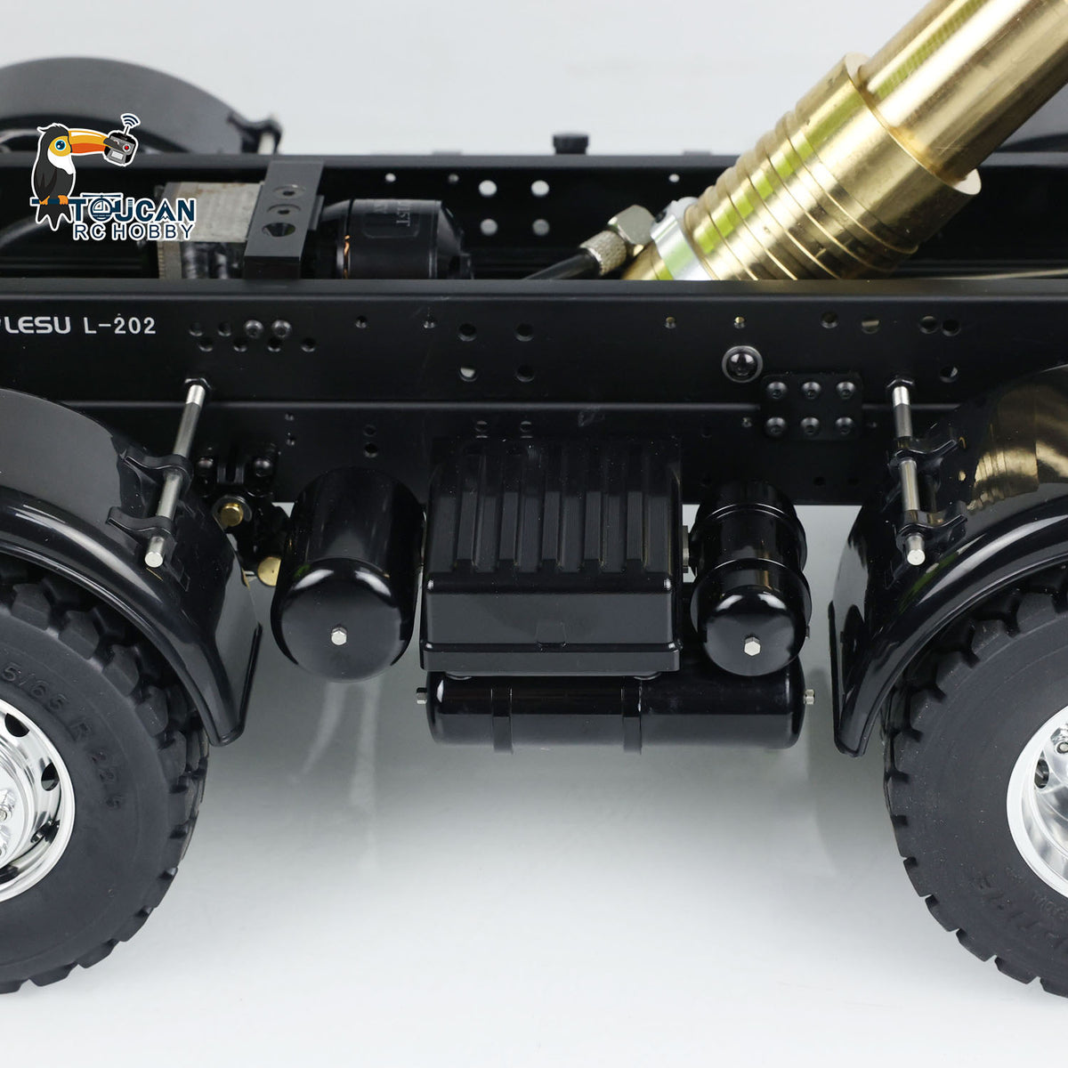 TOUCAN RC HOBBY LESU 1/14 RTR RC Hydraulic Dump Truck FMX Cabin 8X8 Metal Chassis Dumper Assembled and Painted Light Sound System FS I6S